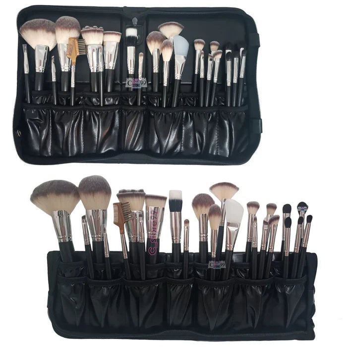 Estuche Con 24 Brochas De Maquillaje