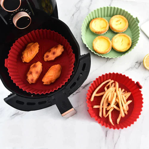 PACK DE 6 CANASTAS DE SILICONA PARA AIR FRYER + ENVÍO GRATIS